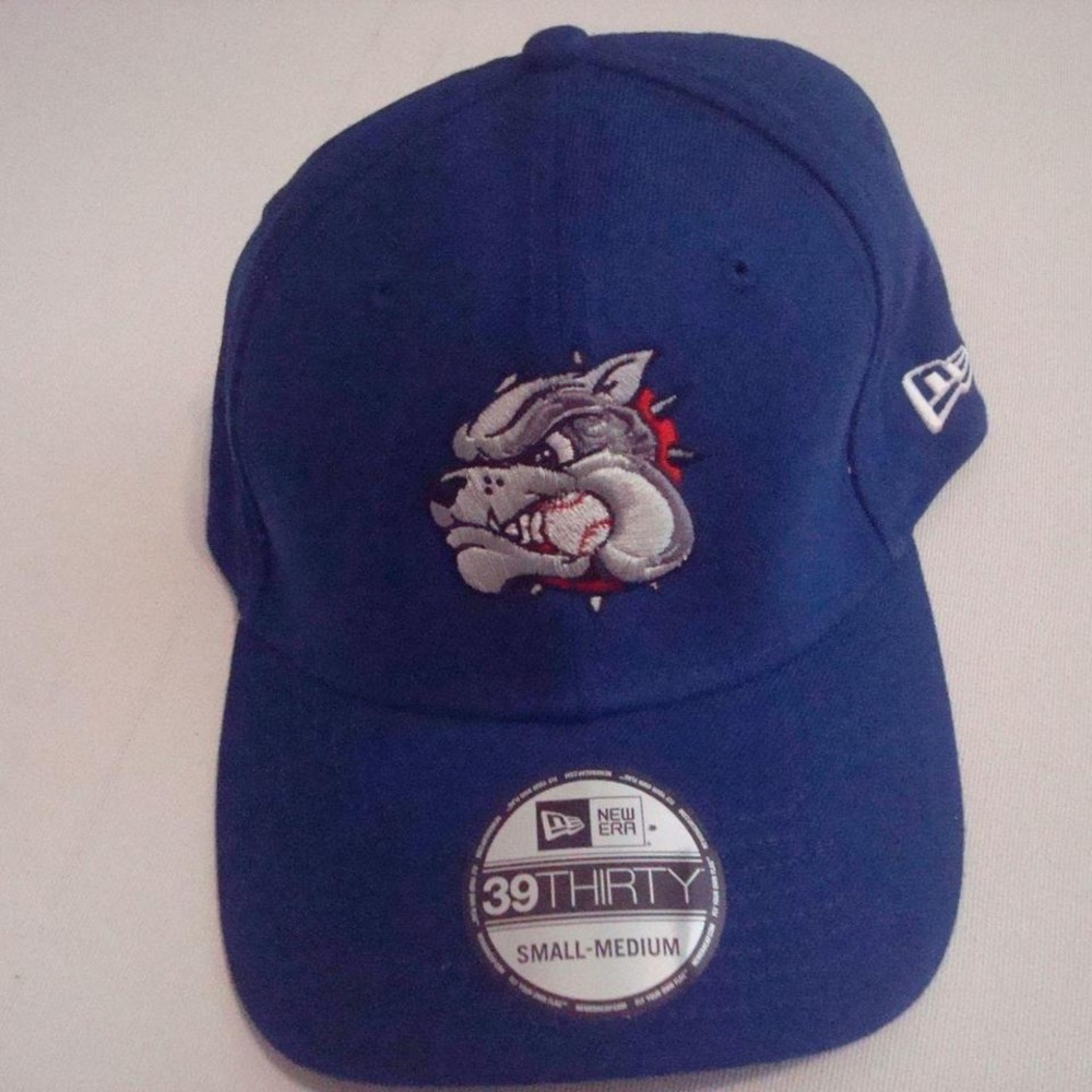 BULLDOGS NEW ERA SM/MED MINOR LEAGUE S/M HAT CAP VINTAGE 00S Y2K M4
